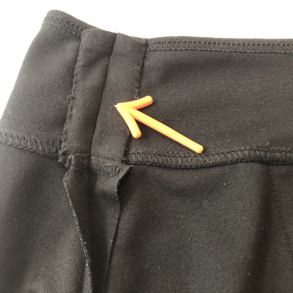 Worthington Pencil Skirt Women XL Black Stretch Knit Wide Band Career Workwear - Picture 7 of 12